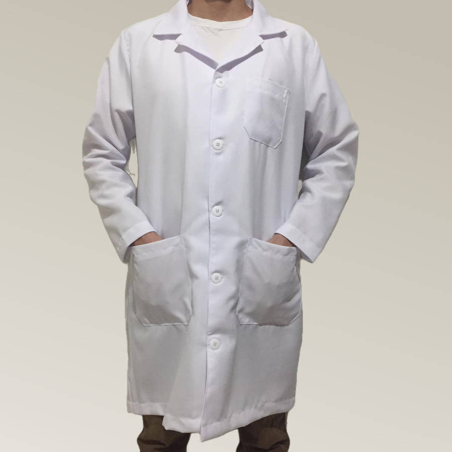 Jaleco Masculino Branco Oxford